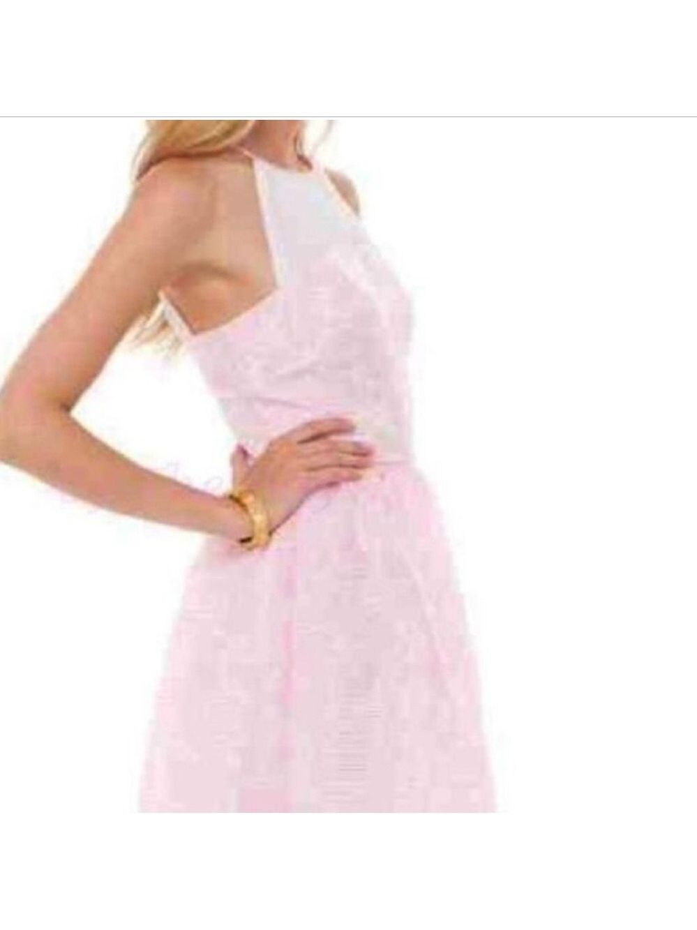 Lilly Pulitzer Kailey Dress Pink & White Size 2 - Picture 3 of 11